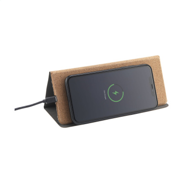 Logo trade promotional gift photo of: Cork Wireless Charging Mousepad