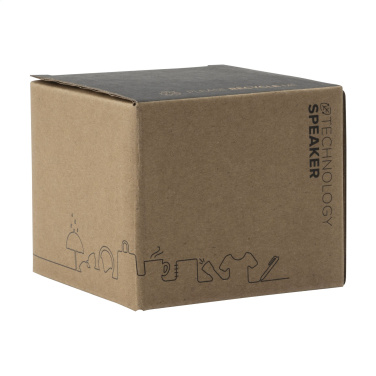 Logo trade advertising product photo of: Wave Bamboo Wireless Speaker