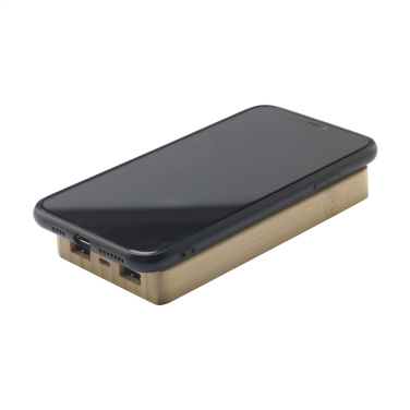 Logo trade corporate gift photo of: Solar Powerbank 8000+ Wireless Charger