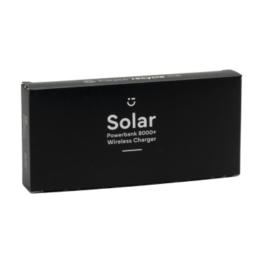 Logotrade promotional merchandise image of: Solar Powerbank 8000+ Wireless Charger