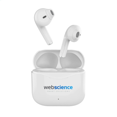 Logo trade promotional item photo of: Olaf RCS TWS Wireless Earbuds
