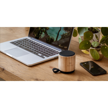 Logotrade business gifts photo of: Timor Bamboo Wireless Speaker