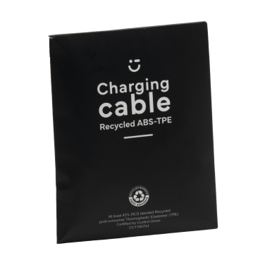 Logotrade promotional gift image of: Charging Cable RCS Recycled ABS-TPE