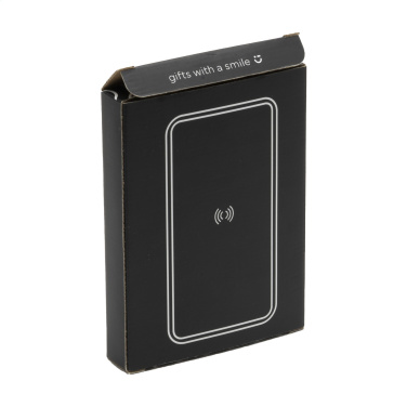 Logotrade promotional product image of: Boru Bamboo RCS Recycled ABS Powerbank Wireless Charger