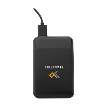 Logo trade promotional merchandise picture of: Compact 5000 RCS Recycled ABS Powerbank