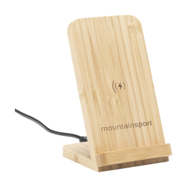 Logo trade promotional items image of: Baloo Wireless Charger Stand 15W