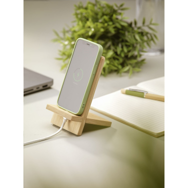 Logotrade promotional giveaways photo of: Miyo Bamboo Phone Stand