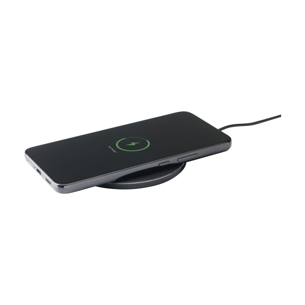 Logotrade promotional gifts photo of: Tecco GRS Recycled Alu 15W Wireless Charger