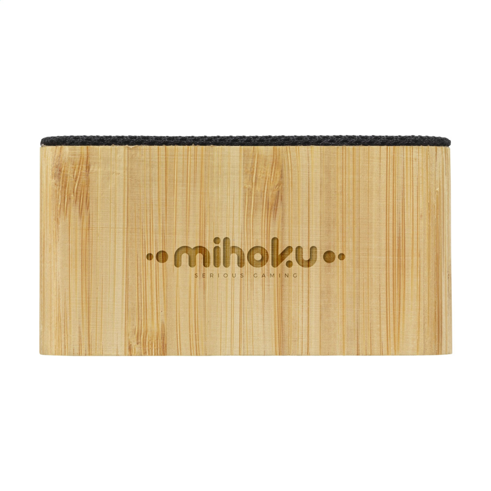 Logo trade business gift photo of: Sonido 5W Bamboo wireless speaker