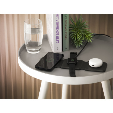 Logotrade promotional product image of: TriCharge RCS  Recycled PU Wireless Charger
