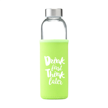 Logotrade promotional gift picture of: Senga Glass 500 ml drinking bottle