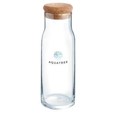 Logo trade promotional items picture of: Algarve Carafe 1 L with a cork cap