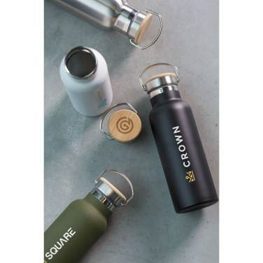 Logo trade advertising product photo of: Nordvik RCS Recycled Steel 500 ml drinking bottle