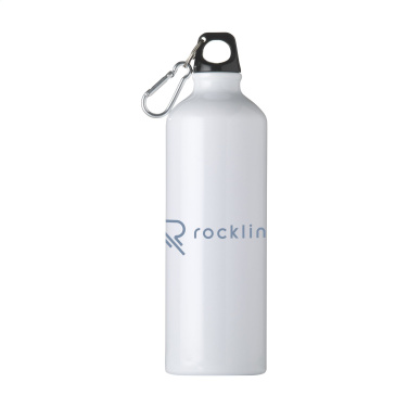 Logo trade promotional gifts image of: AluMaxi GRS Recycled 750 ml water bottle
