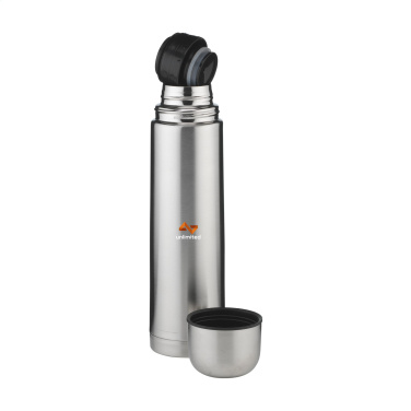Logo trade advertising product photo of: Thermotop Maxi RCS Recycled Steel 1,000 ml thermobottle
