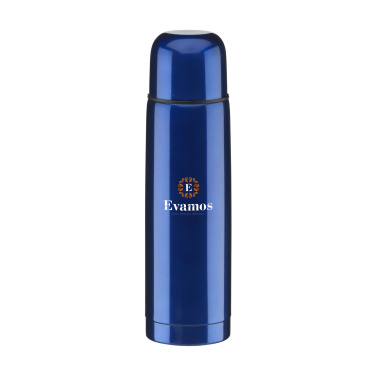 Logo trade promotional giveaways picture of: ThermoColour RCS Recycled Steel 500 ml thermo bottle