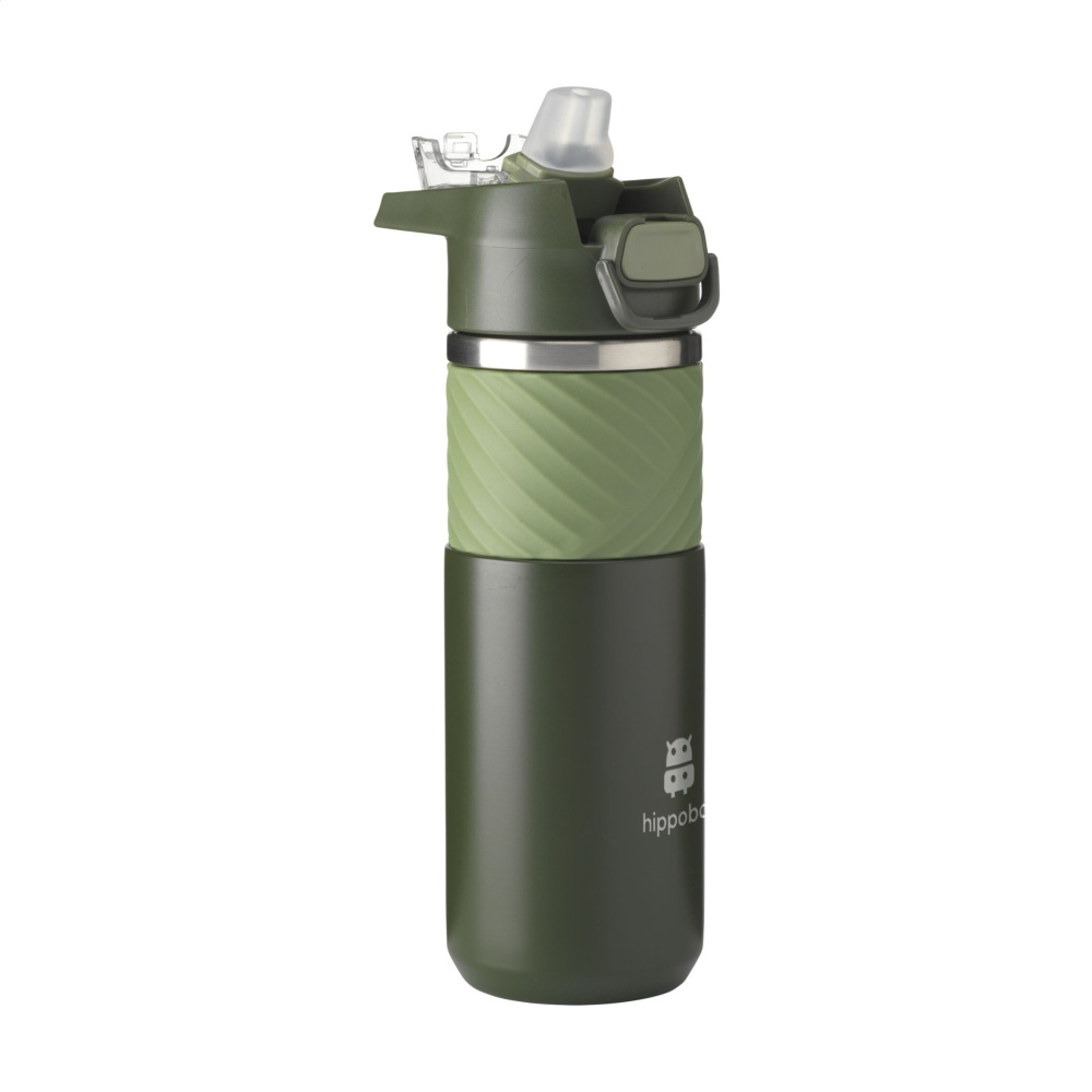 Logo trade promotional gifts image of: Lynn RCS Recycled Steel Bottle 500 ml