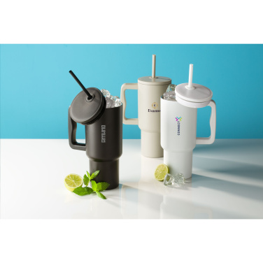 Logo trade promotional giveaways image of: Rhino RCS Recycled Steel Cup 900 ml