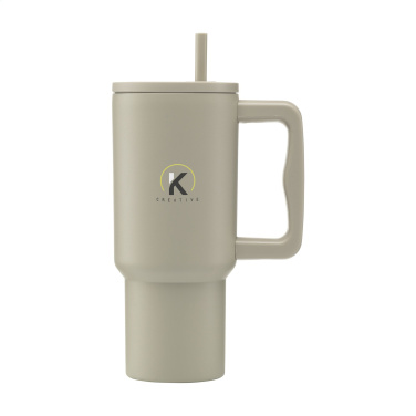 Logo trade corporate gifts picture of: Rhino RCS Recycled Steel Cup 900 ml