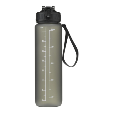Logo trade promotional gifts image of: AquaSport GRS Recycled Water Bottle 1,000 ml