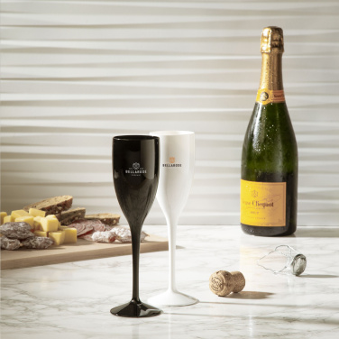 Logo trade promotional merchandise image of: Lunaire Reusable Champagne Glass 150 ml
