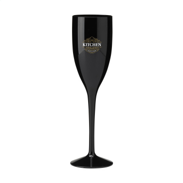 Logo trade corporate gifts image of: Lunaire Reusable Champagne Glass 150 ml