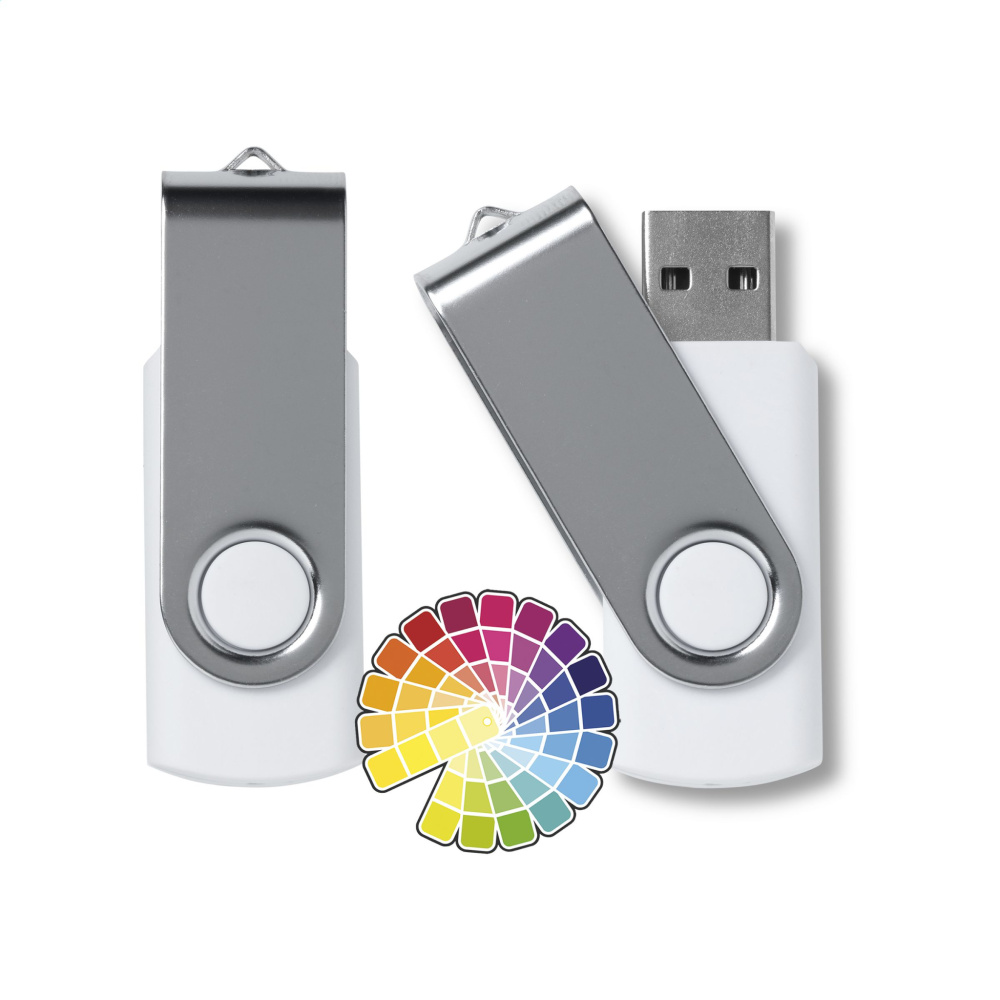 Logo trade promotional gift photo of: USB Twist 64 GB