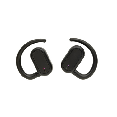 Logo trade promotional items picture of: Fitsound RCS recycled plastic open ear TWS earbuds