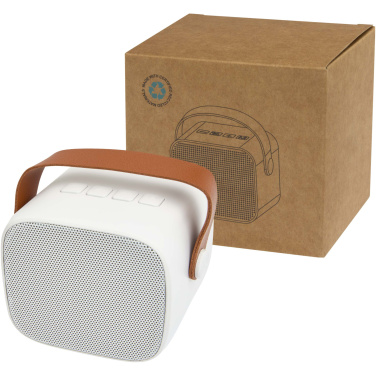 Logo trade corporate gift photo of: Diya 3W wireless recycled plastic speaker