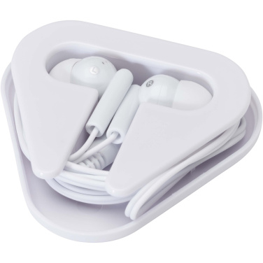 Logo trade promotional merchandise picture of: Rebel earbuds with recycled plastic storage box