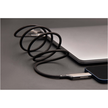Logo trade promotional gifts picture of: SCX.design C52 100W 4-in-1 rPET magnetic ultra fast charging cable 