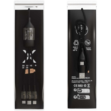 Logotrade business gift image of: SCX.design C50 5-in-1 fast charging 100W/5A cable with digital display