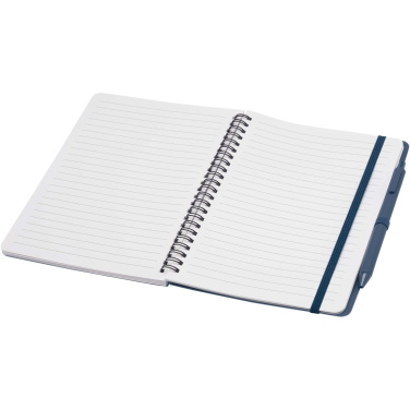 Logotrade promotional giveaways photo of: Thalaasa A5 ocean-bound hard cover notebook with ballpoint pen (black ink)
