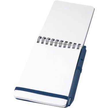 Logotrade promotional merchandise photo of: Thalaasa A6 hard cover ocean-bound notebook with ballpoint pen (black ink)