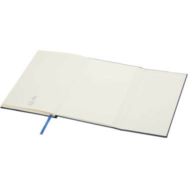 Logotrade promotional giveaway image of: Alejandra A5 recycled plastic hard cover notebook
