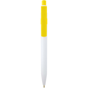 Logo trade advertising product photo of: Unica recycled plastic ballpoint pen (blue ink)