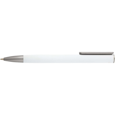 Logo trade promotional products picture of: Ziggur aluminium ballpoint pen (blue ink)