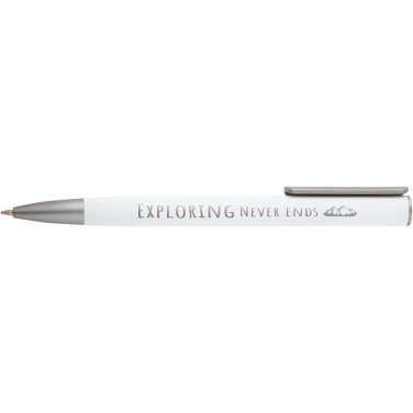 Logo trade promotional products picture of: Ziggur aluminium ballpoint pen (blue ink)