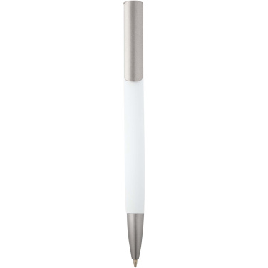 Logotrade promotional item picture of: Ziggur aluminium ballpoint pen (blue ink)
