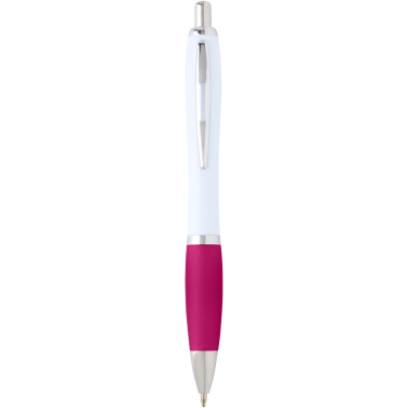 Logotrade promotional gift image of: Nash recycled plastic ballpoint pen (blue ink)