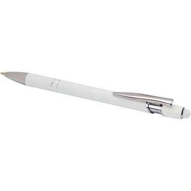 Logo trade promotional gifts image of: Kish ballpoint pen with silver finish (blue ink)