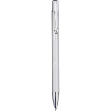 Logotrade promotional gift picture of: Moneta recycled aluminium ballpoint pen (blue ink)