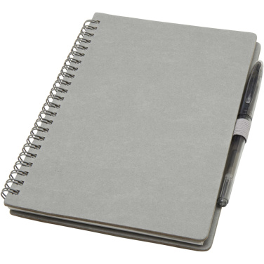 Logotrade promotional item image of: Slate reusable soft cover notebook and pen set (black ink)