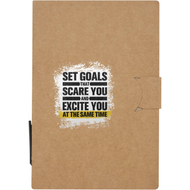 Logo trade promotional items picture of: Swift sticky notes booklet with ballpoint pen (black ink)