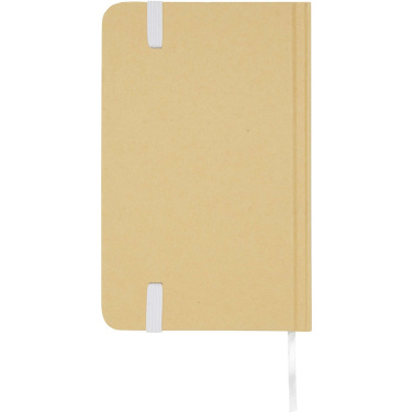 Logo trade promotional products picture of: Reed A6 recycled hard cover notebook with plain pages