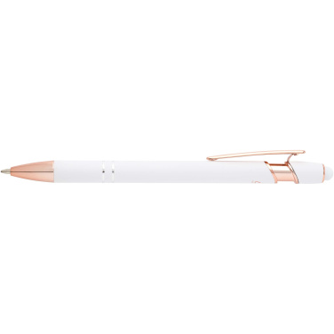 Logo trade promotional merchandise picture of: Nanna ballpoint pen with rose gold finish (black ink)