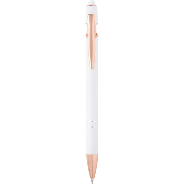 Logotrade promotional gift image of: Nanna ballpoint pen with rose gold finish (black ink)
