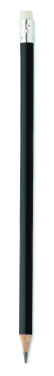 Logo trade business gift photo of: Natural pencil with eraser
