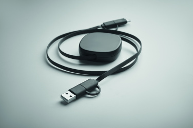 Logo trade advertising products picture of: 60W retractable charging cable
