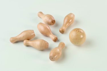 Logotrade promotional giveaways photo of: Mini pine wood bowling set